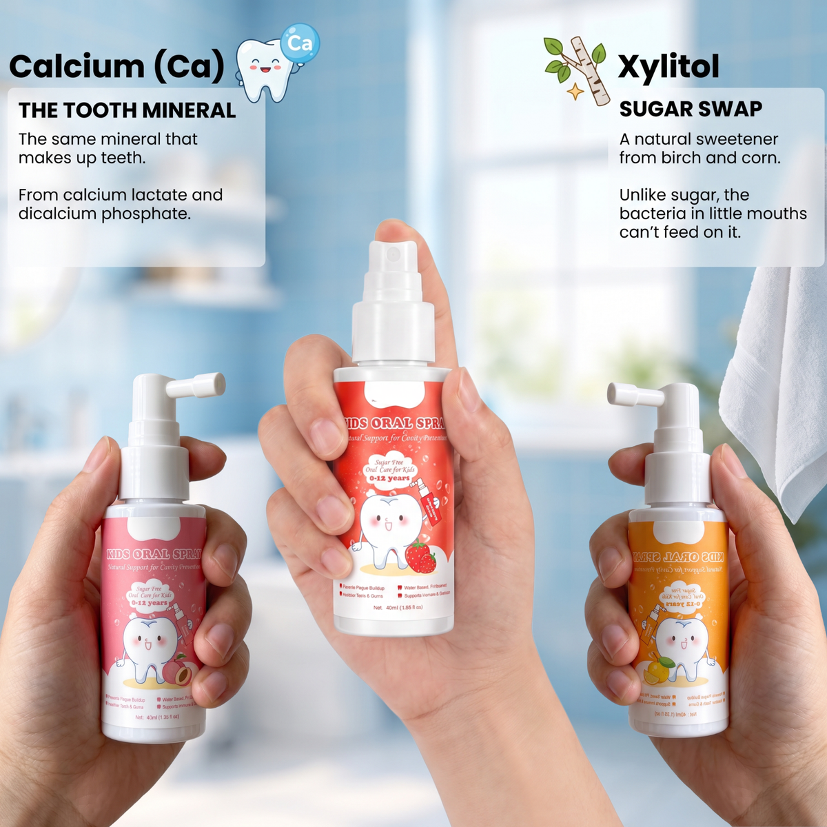 Tiny Toofs Kids Xylitol Tooth Spray